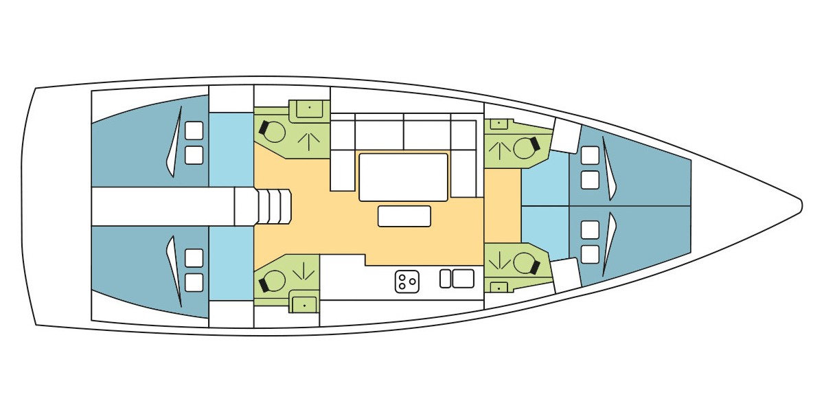 Dufour 460 GL, GAINSBOURG | Yacht Charter Croatia