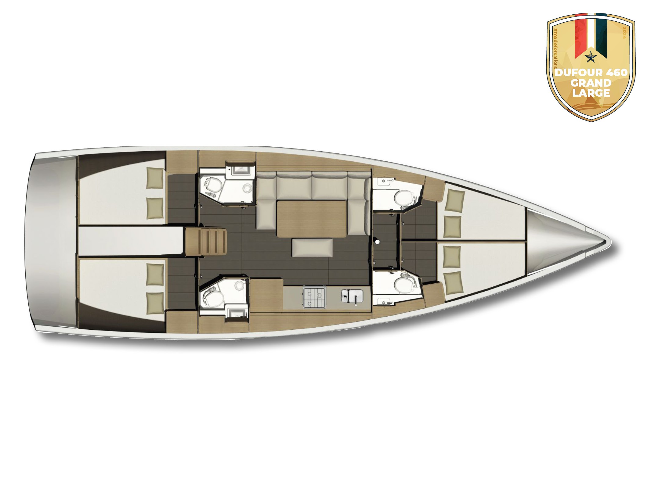 Dufour 460 GL, Katajina | Yacht Charter Croatia
