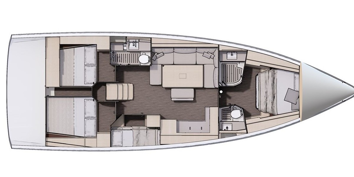 Dufour 470, Luna | Yacht Charter Croatia