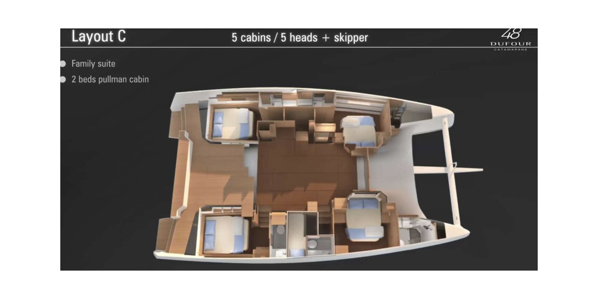 Dufour 48 Catamaran, Mojito | Yacht Charter Croatia