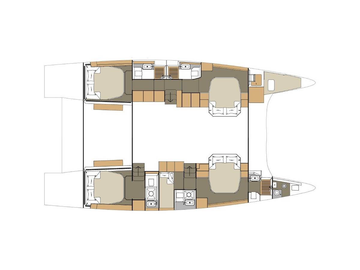 Dufour 48 Catamaran, Uma | Yacht Charter Croatia
