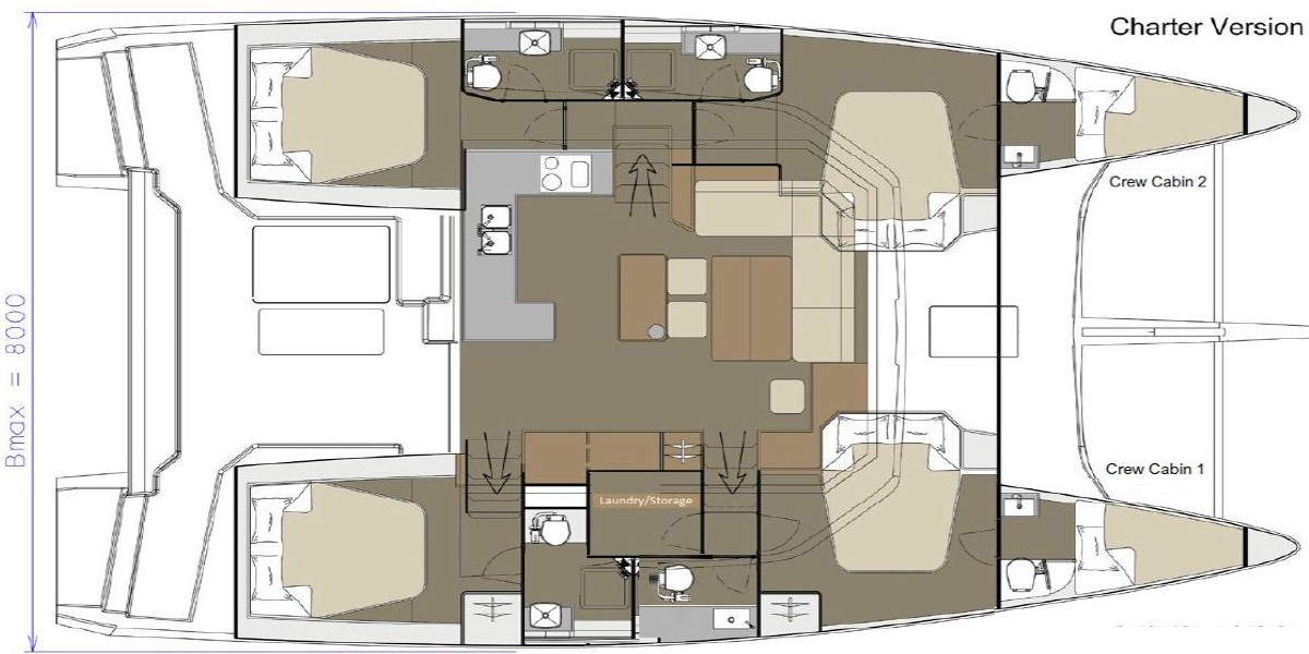 Dufour 48 Catamaran, Mark | Yacht Charter Croatia