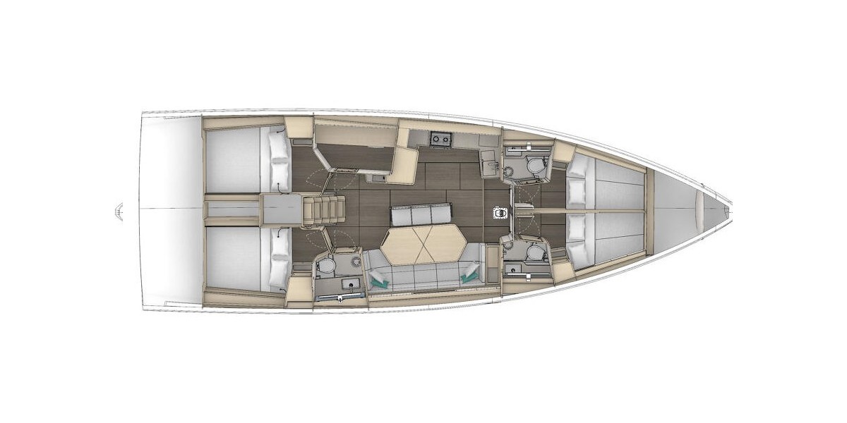 Dufour 48, Ocean Rose | Yacht Charter Croatia