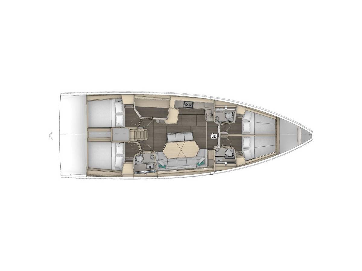 Dufour 48, Ocean Rose | Yacht Charter Croatia