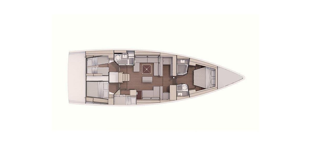 Dufour 530, Vita | Yacht Charter Croatia