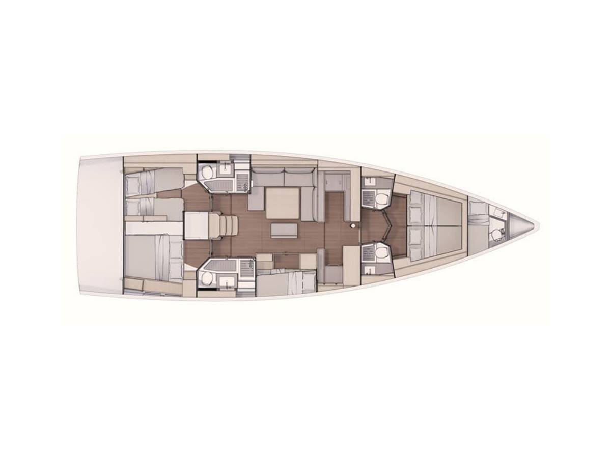 Dufour 530, Blue Therapy | Yacht Charter Croatia