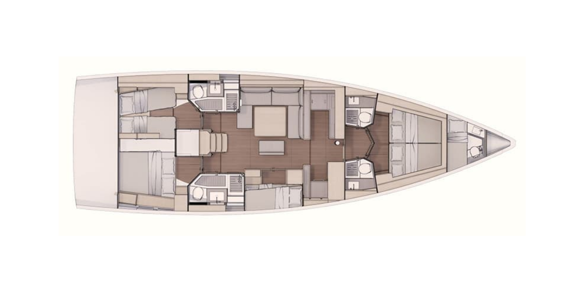 Dufour 530, Blue Therapy | Yacht Charter Croatia