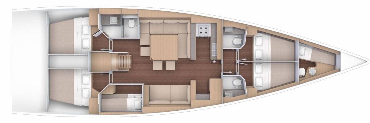 Dufour 56 Exclusive, Moonlight | Yachtcharter Kroatien