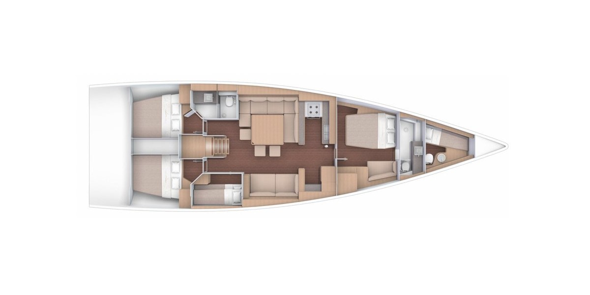 Dufour 56 Exclusive, Alpina | Yacht Charter Croatia