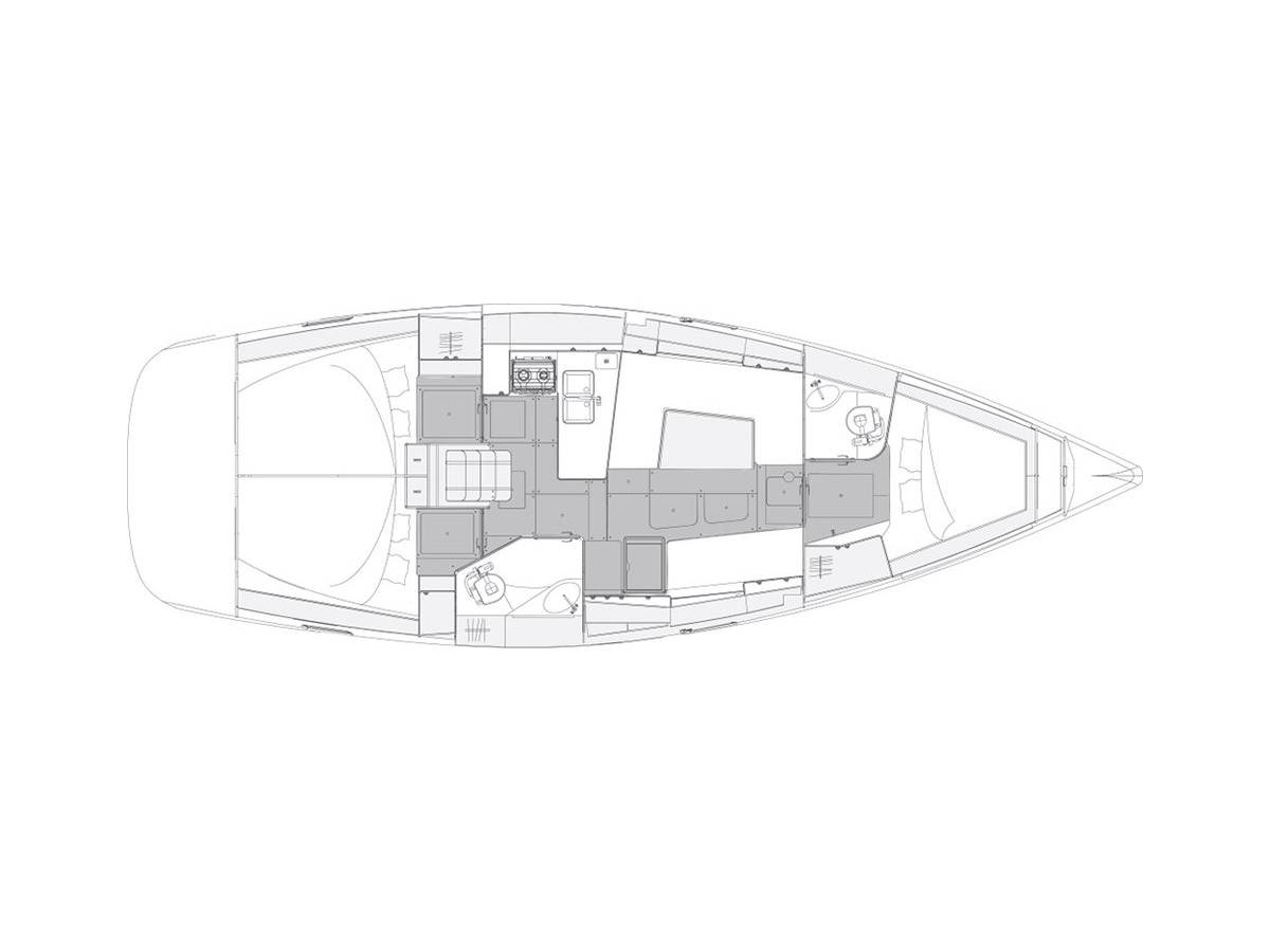 Elan Impression 40.1, Blu | Yachtcharter Kroatien