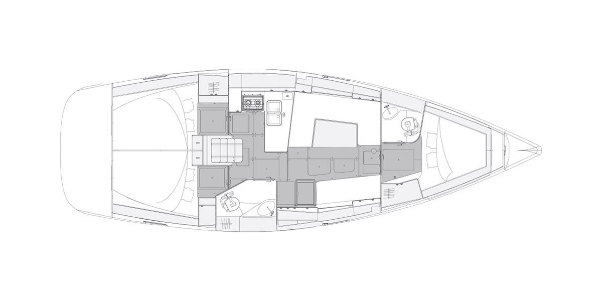 Elan Impression 40.1, Tamikaya | Yachtcharter Kroatien