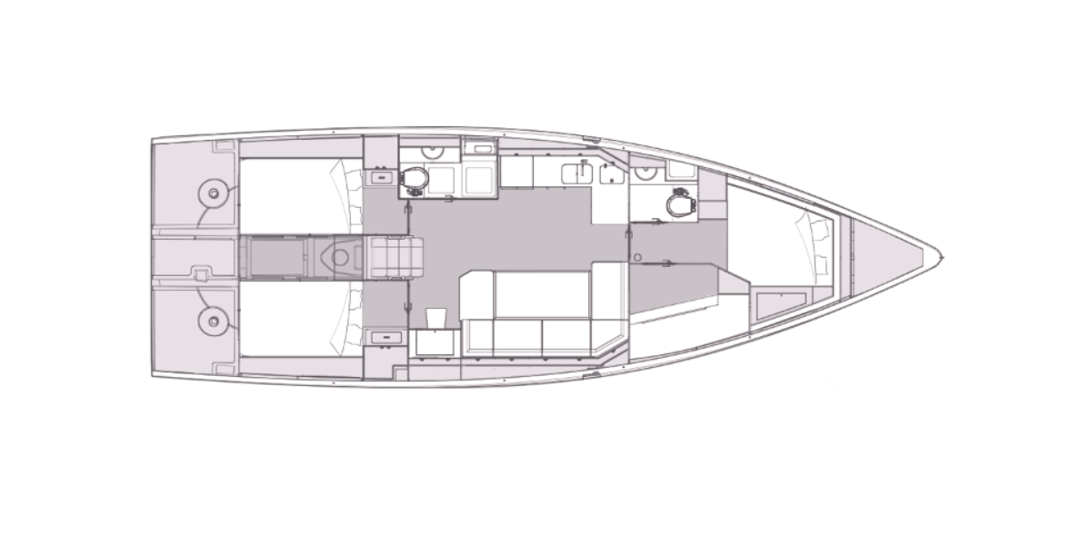 Elan Impression 45, Trinity | Noleggio di Yacht Croazia