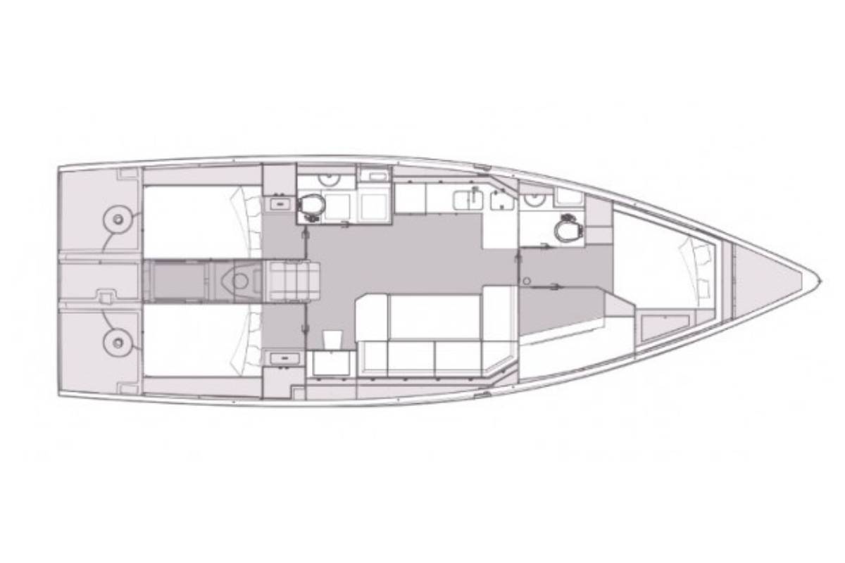 Elan Impression 45, Seppia | Yacht Charter Croatia