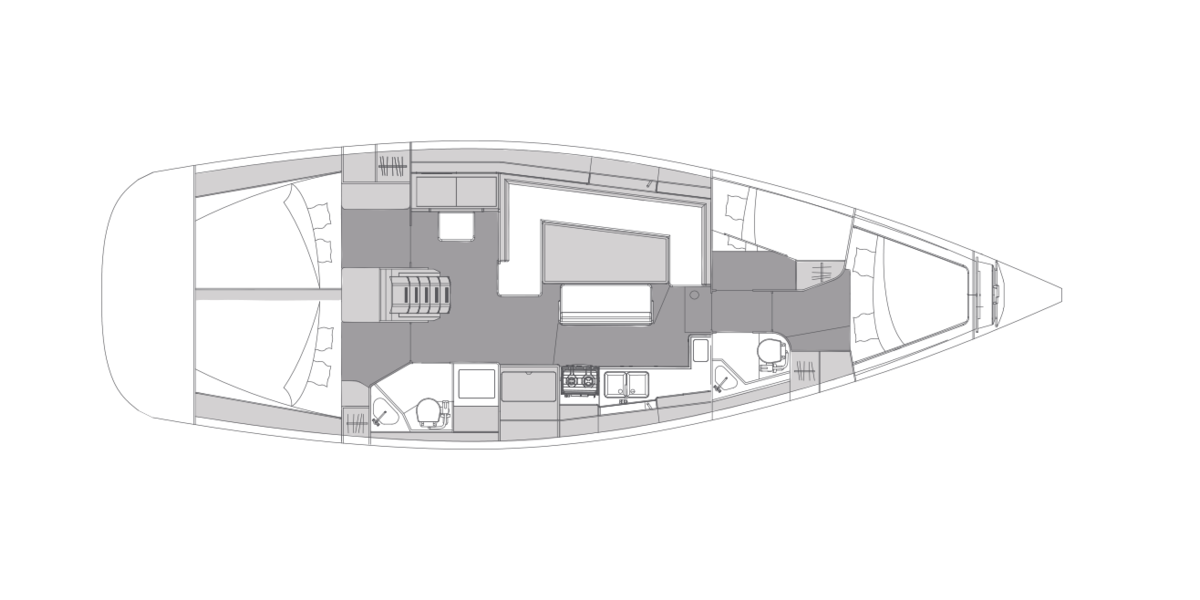 Elan Impression 45.1, Diana | Yacht Charter Croatia