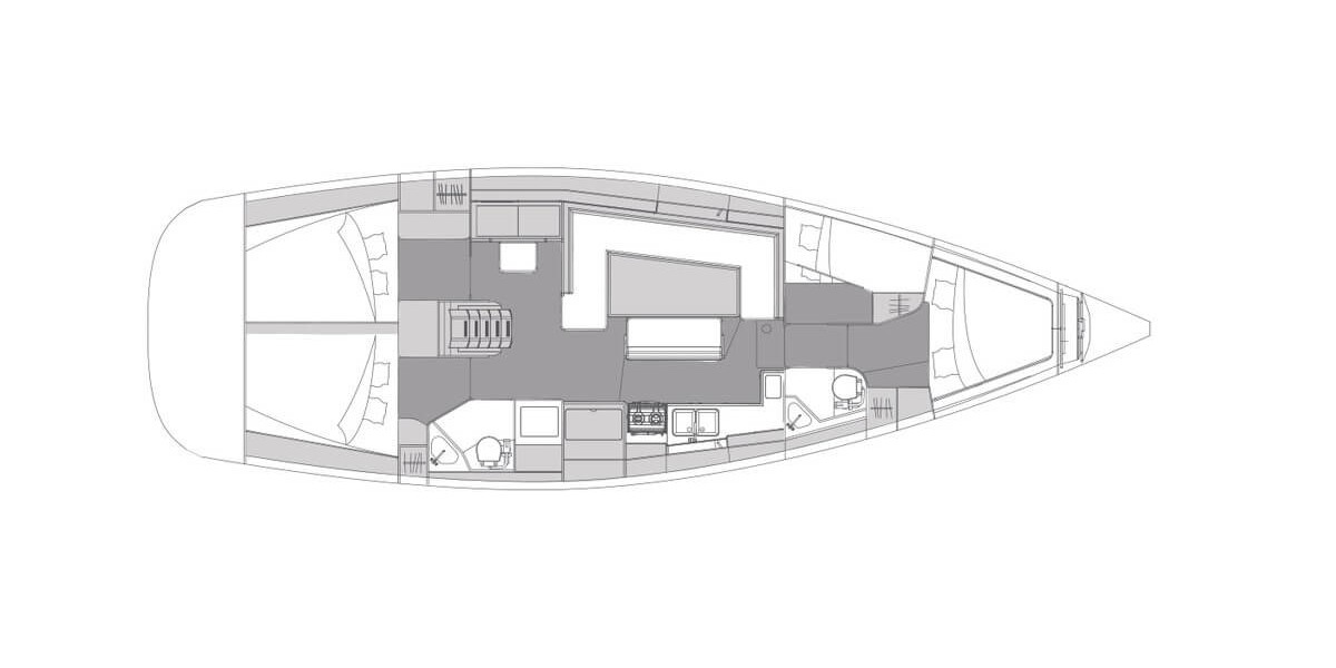 Elan Impression 45.1, Moon Pearl | Yacht Charter Croatia
