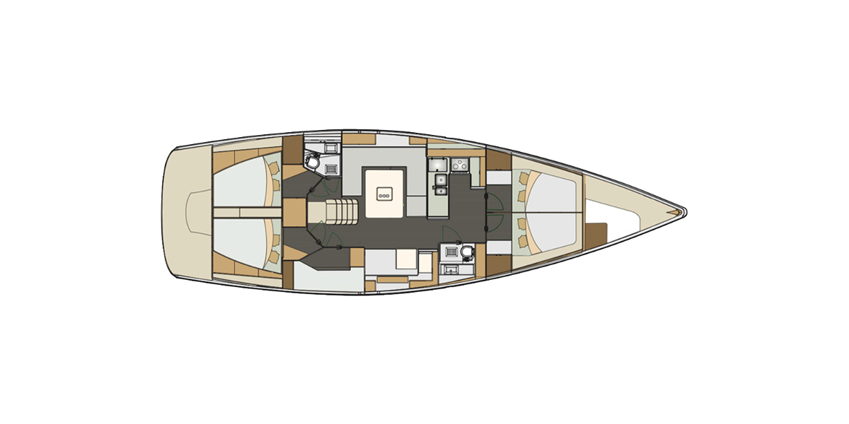 Elan Impression 50, Vuschi | Yacht Charter Croatia