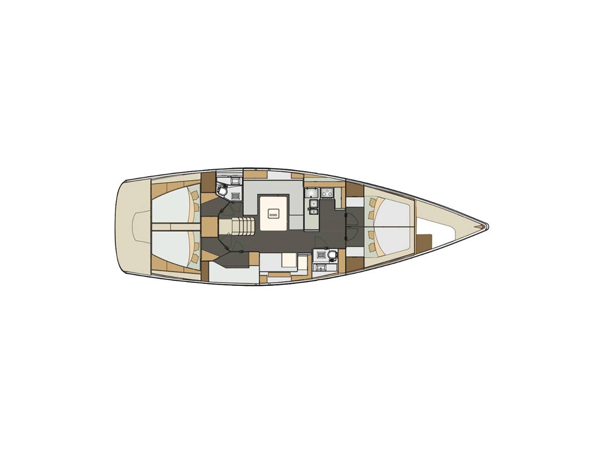 Elan Impression 50, Vuschi | Yacht Charter Croatia