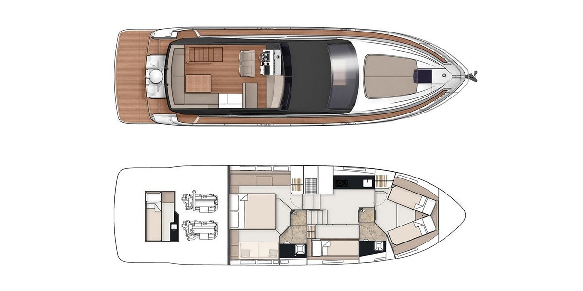 Fairline Squadron 50, Get Lucky | Yacht Charter Croatia