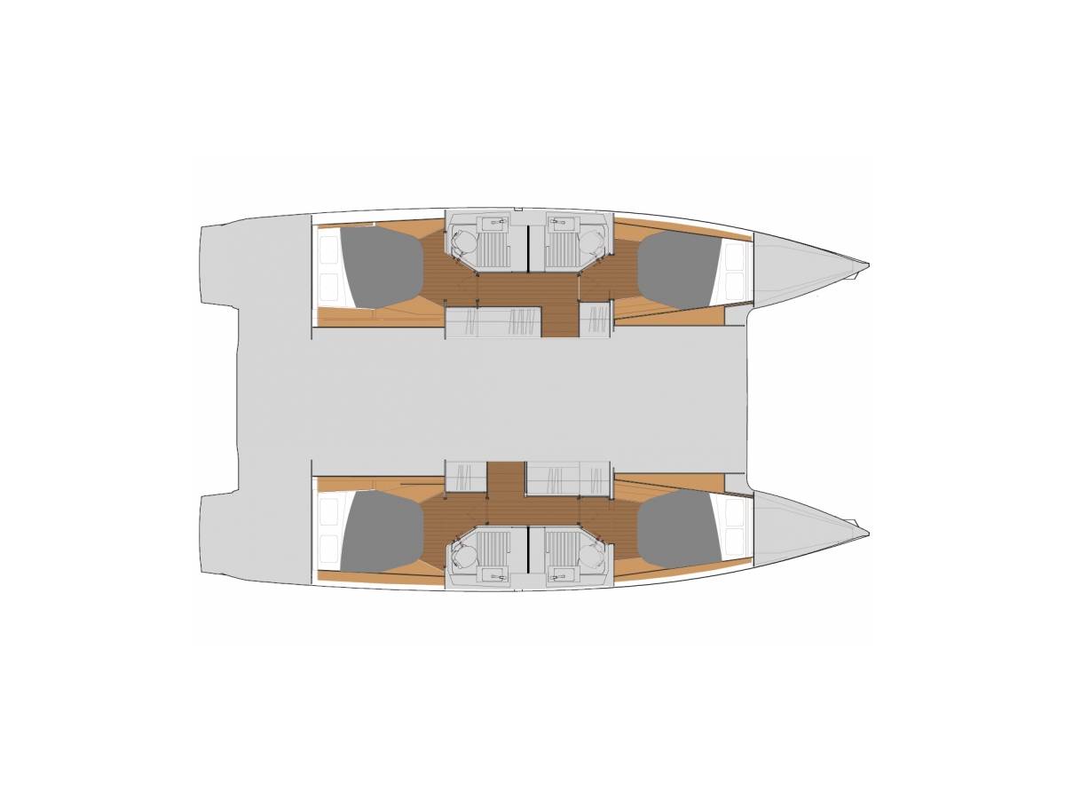 Fountaine Pajot Astrea 42 Quatuor, Macho | Yacht Charter Croatia