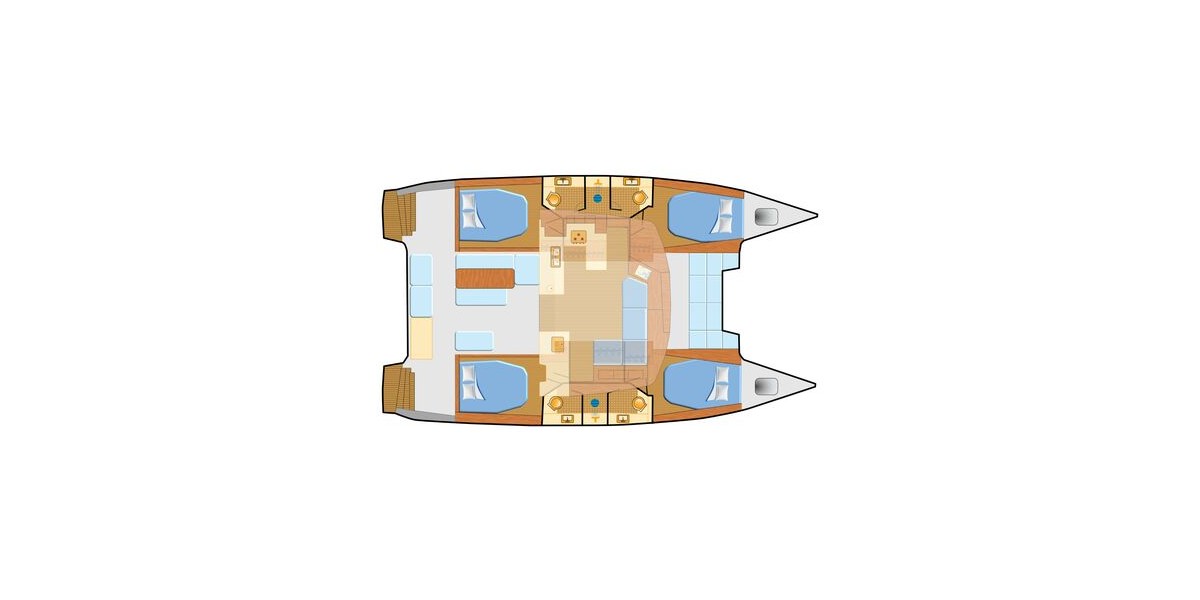 Fountaine Pajot Astrea 42, Arisa | Yacht Charter Croatia