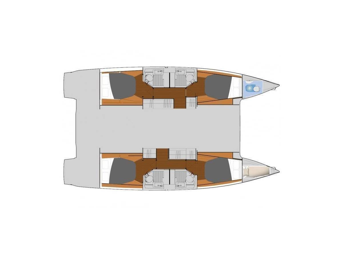 Fountaine Pajot Astrea 42, Crazy Diamond | Yacht Charter Croatia