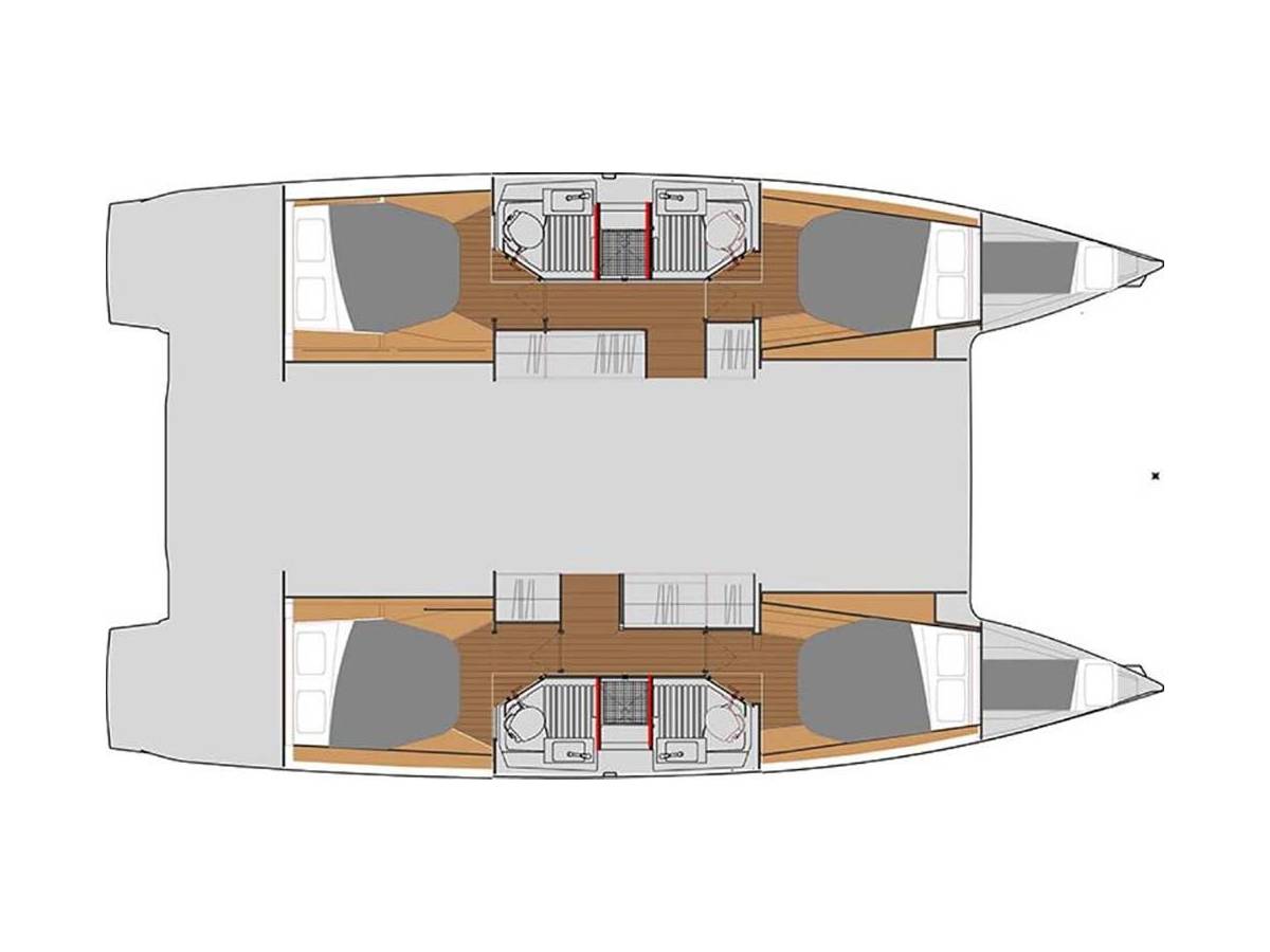 Fountaine Pajot Astrea 42, Bella V | Yachtcharter Kroatien