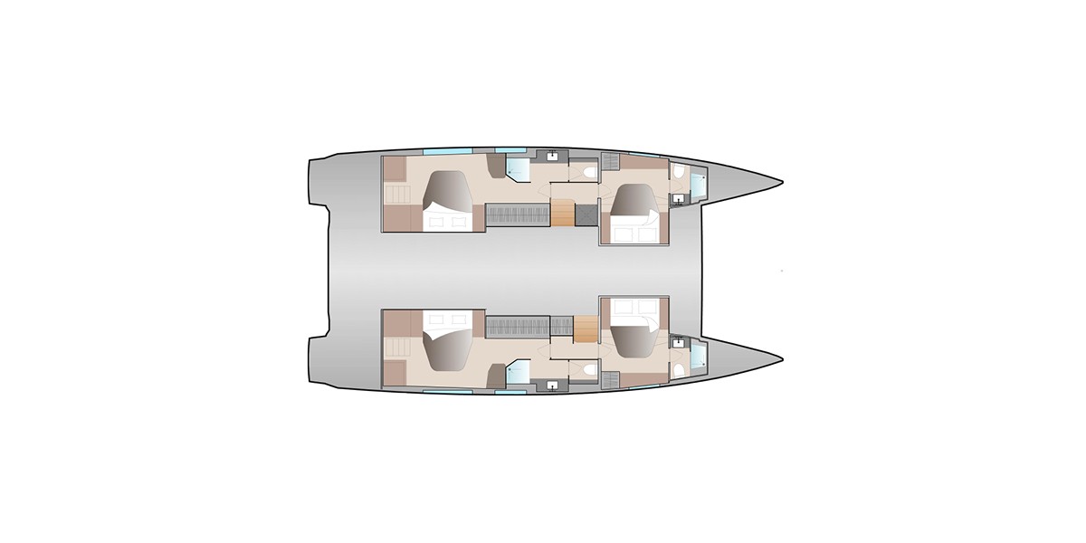 Fountaine Pajot Aura 51, Princess | Yacht Charter Croatia