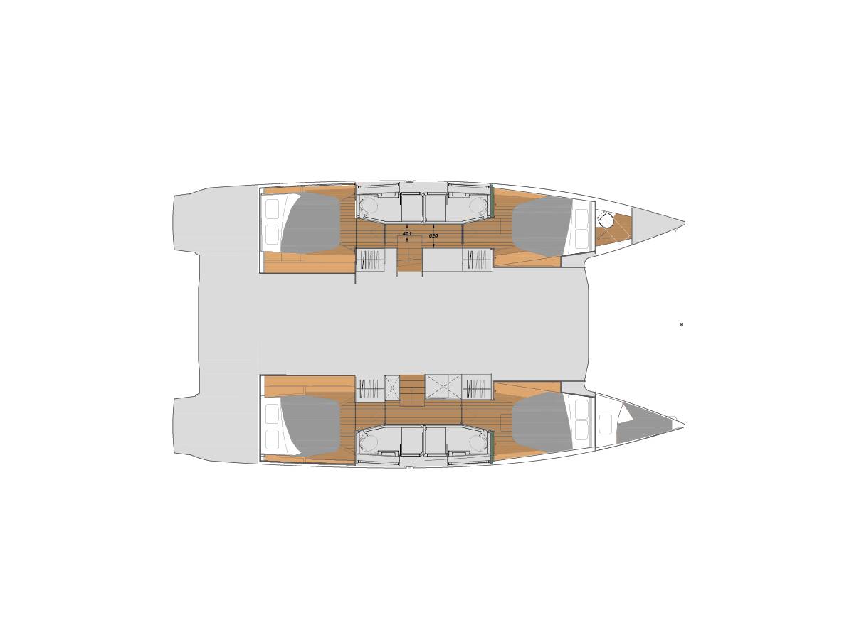 Fountaine Pajot Elba 45, Princess Valeria | Yacht Charter Croatia