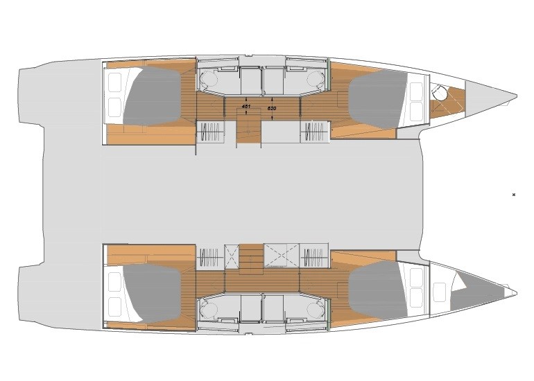Fountaine Pajot Elba 45, La Grange | Yacht Charter Croatia