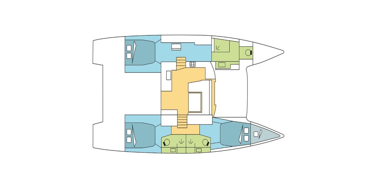 Fountaine Pajot Elba 45, MERITO | Yachtcharter Kroatien