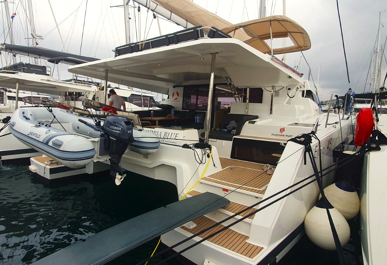 Fountaine Pajot Elba 45 Adria Blue | Catamaran Charter Croatia