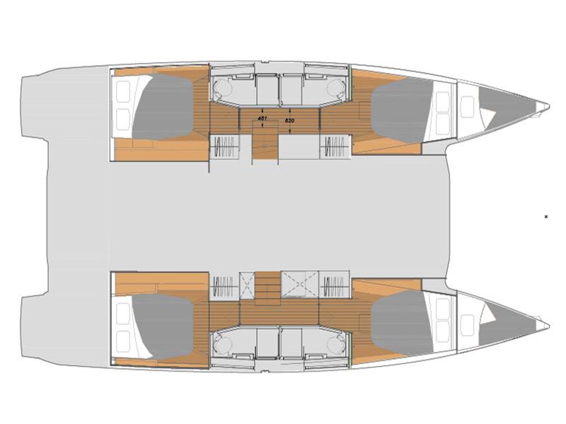 Fountaine Pajot Elba 45, Alize | Yacht Charter Croatia