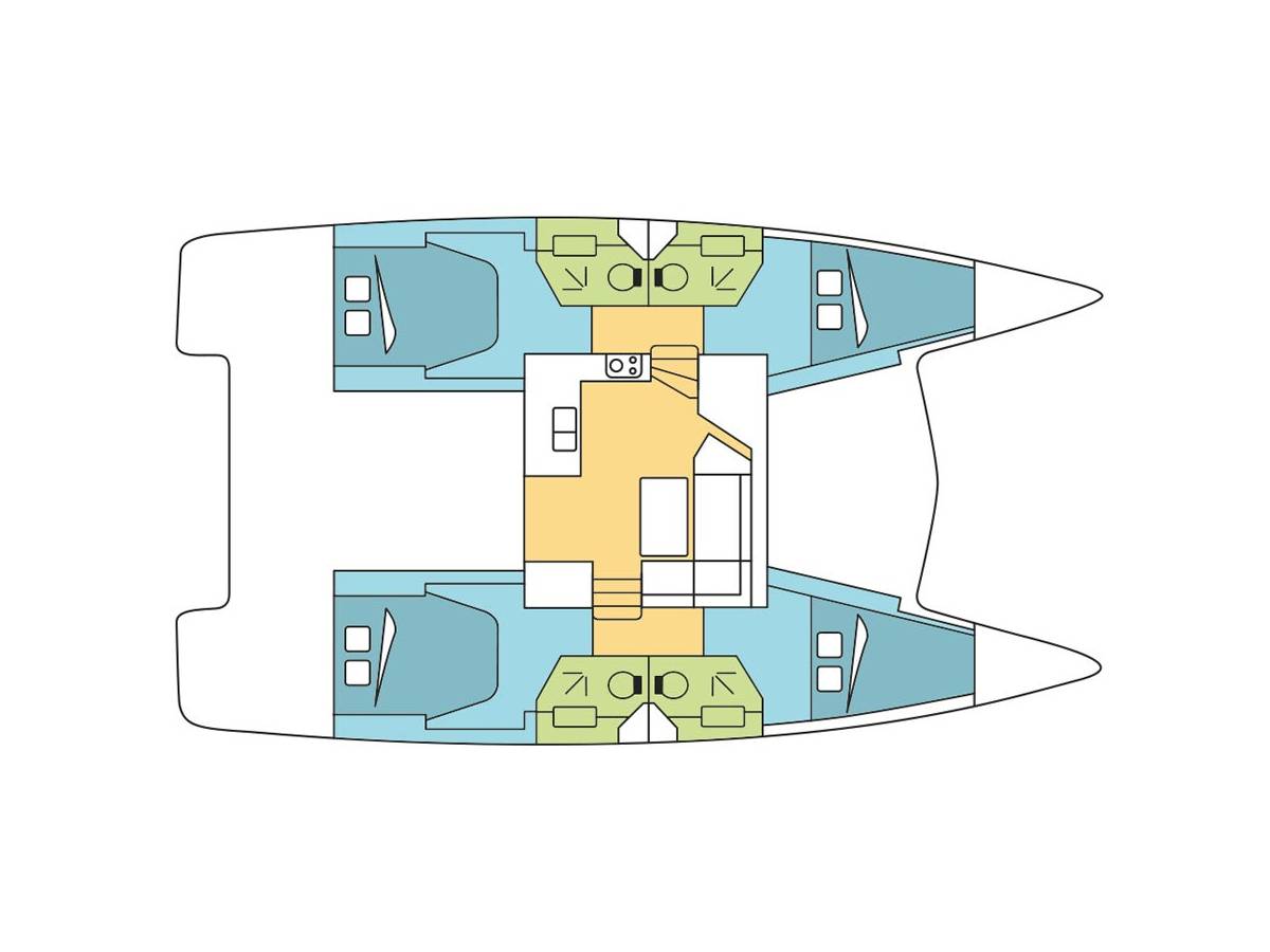 Fountaine Pajot Isla 40, Chilli | Yacht Charter Croatia