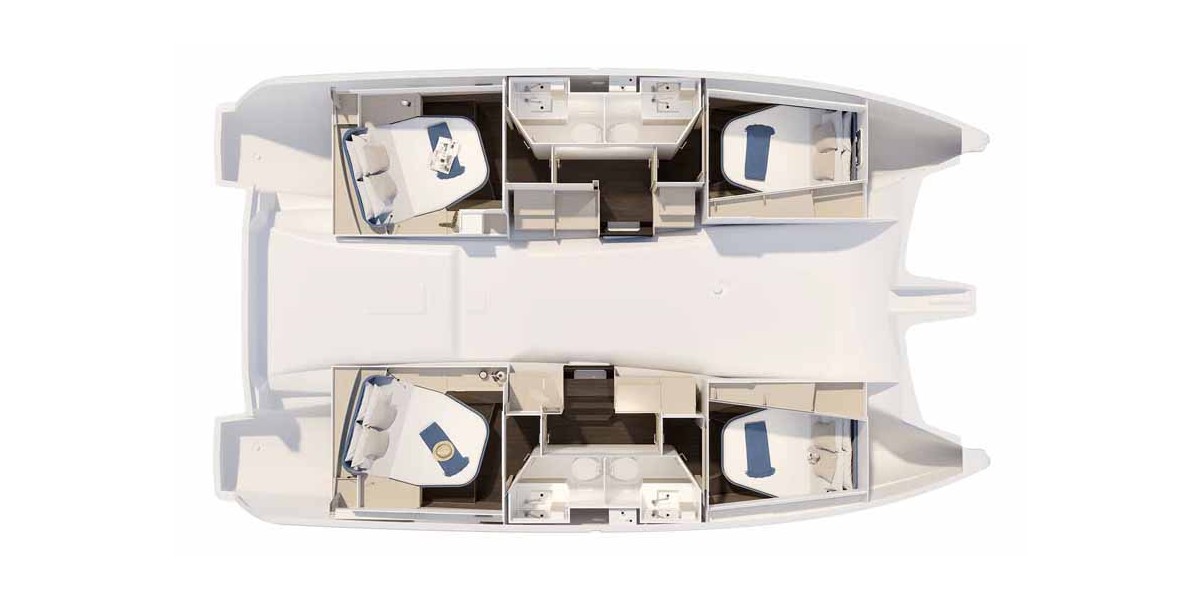 Fountaine Pajot New 41 Quatuor 4, Cataya | Yacht Charter Croatia