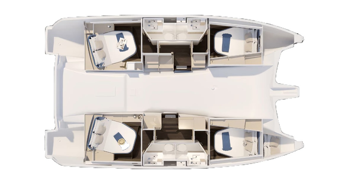 Fountaine Pajot New 41 Quatuor 4, Auriga | Yacht Charter Croatia