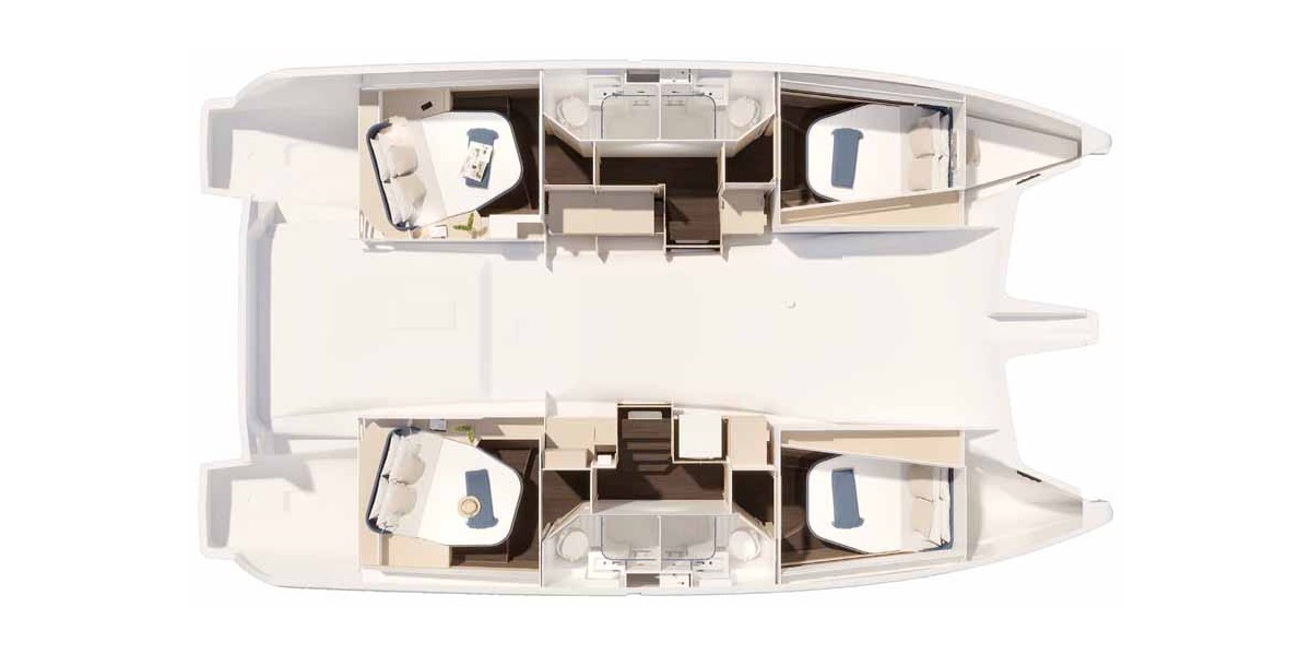 Fountaine Pajot New 44 Quatuor, Makatea | Yacht Charter Croatia