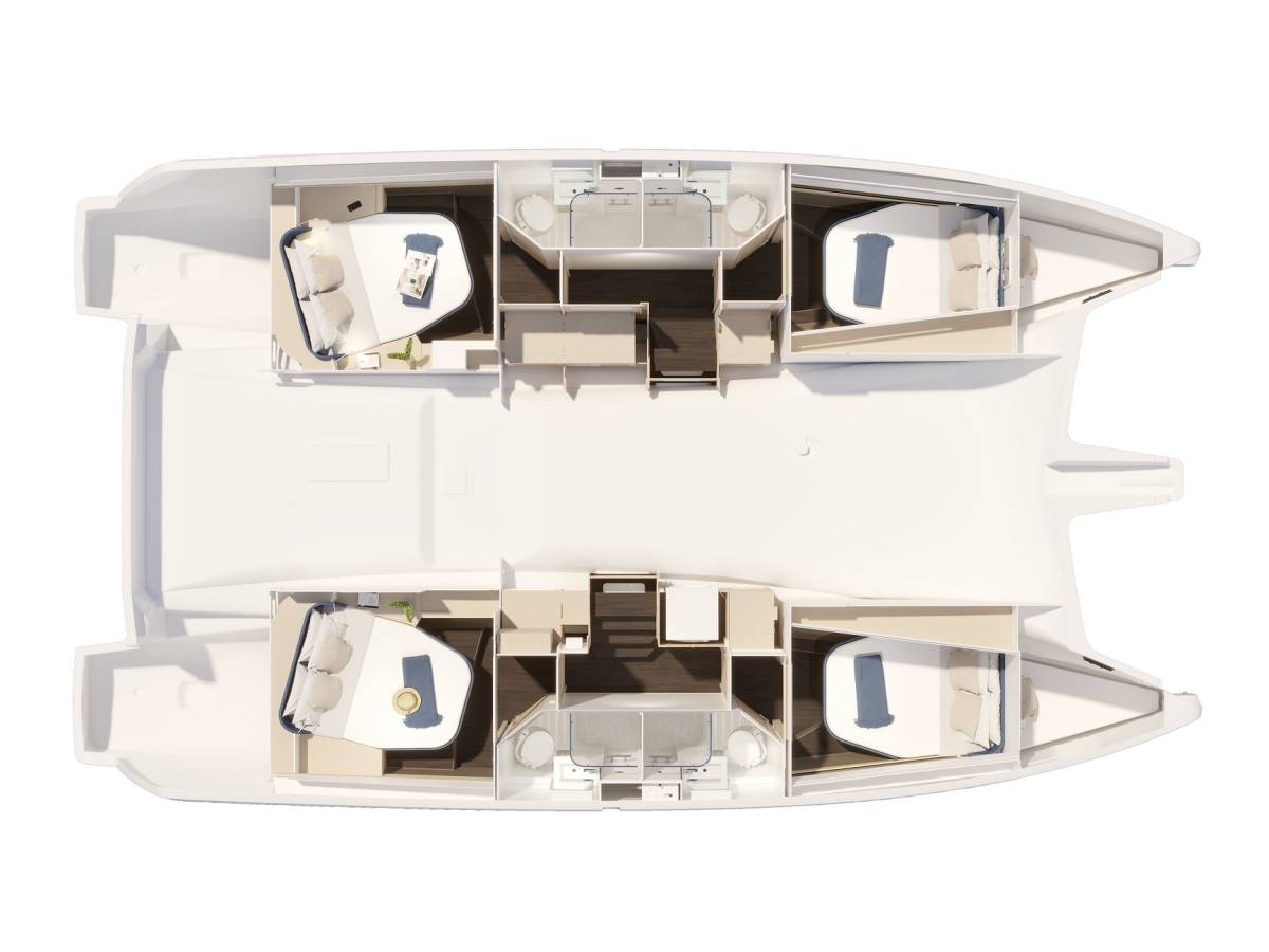 Fountaine Pajot New 44 Quatuor, Skywalker | Yacht Charter Croatia