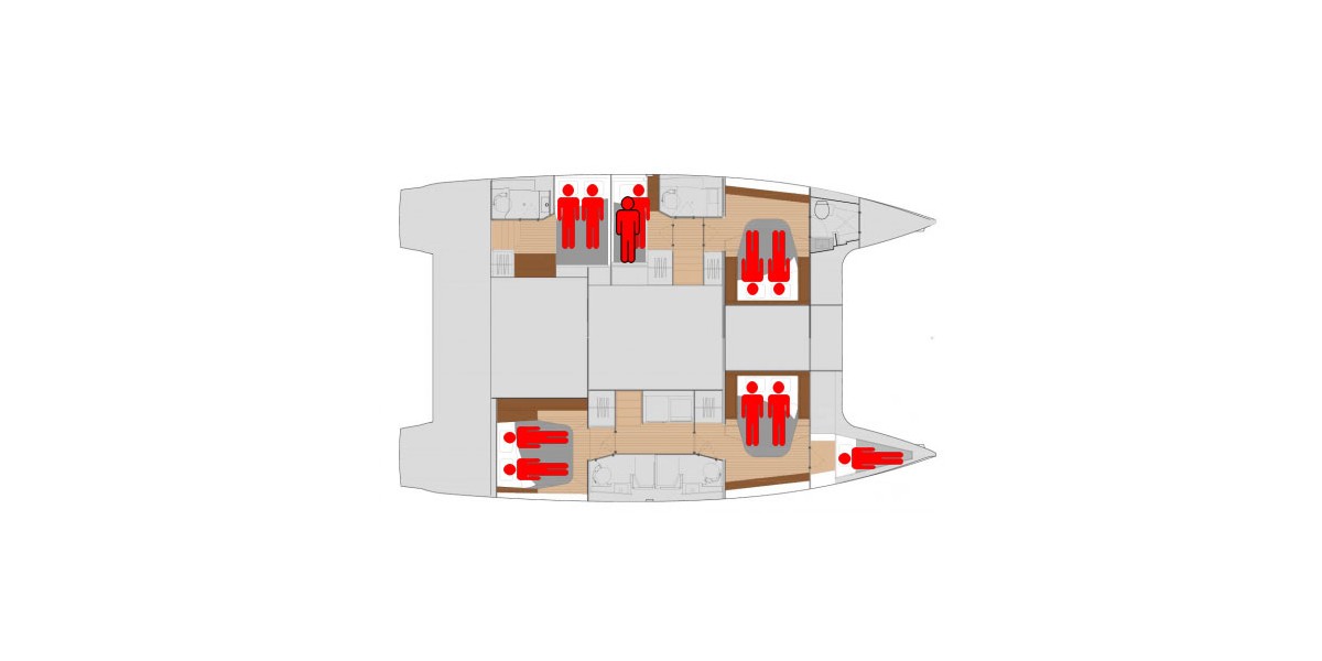 Fountaine Pajot Saona 47 Quintet, Aquarius | Yacht Charter Croatia