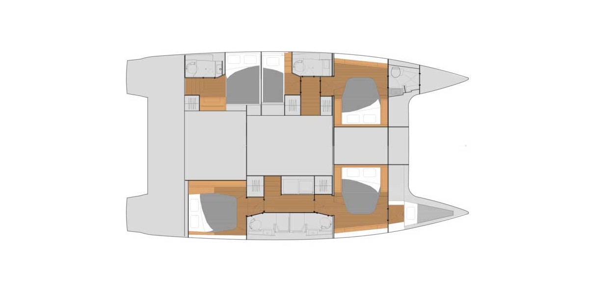 Fountaine Pajot Tanna 47, Prinz Eugen | Noleggio di Yacht Croazia