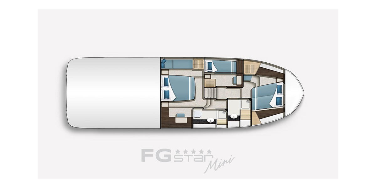 Galeon 440, FGStar Mini | Yacht Charter Croatia