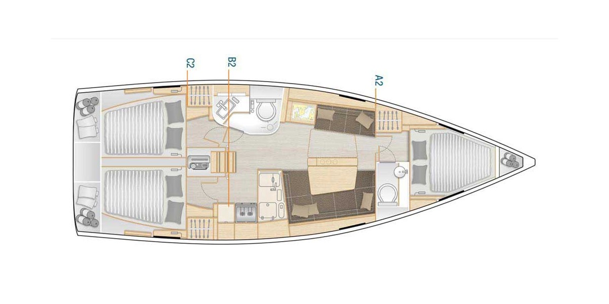 Hanse 388, Daydream | Noleggio di Yacht Croazia