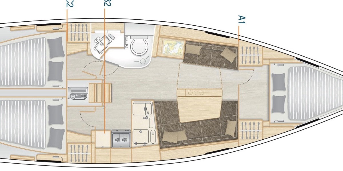 Hanse 388, Tadeja | Yacht Charter Croatia