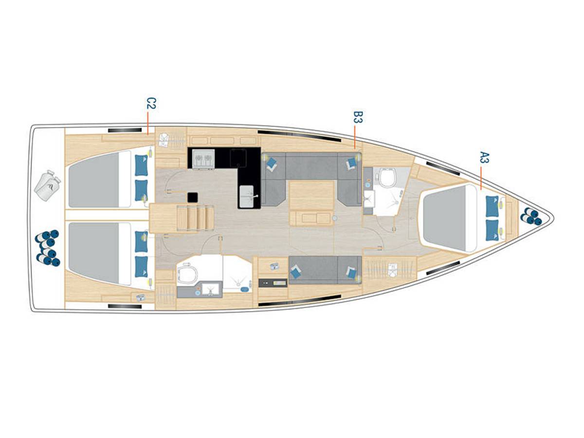 Hanse 410, Cleo | Noleggio di Yacht Croazia