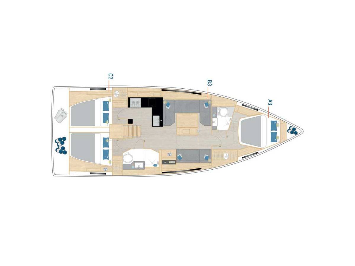 Hanse 410, Mare Sol | Noleggio di Yacht Croazia
