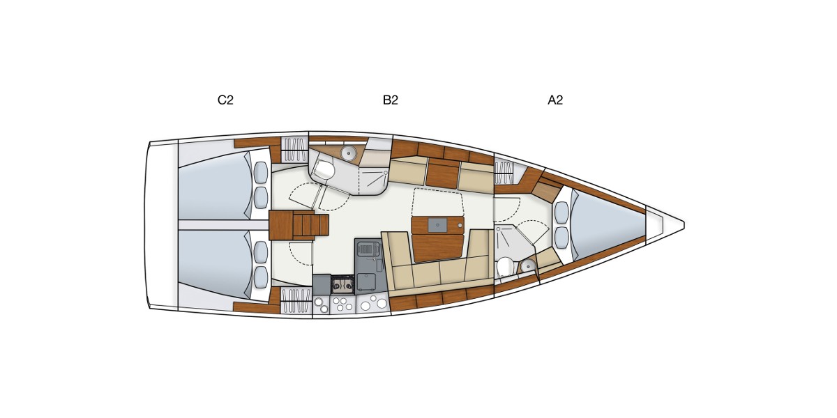 Hanse 415, Ivy | Yacht Charter Croatia