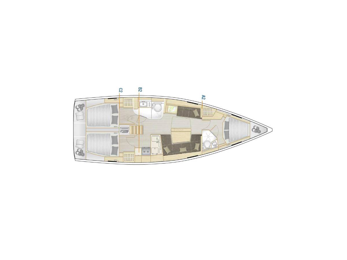 Hanse 418, Vivien | Noleggio di Yacht Croazia