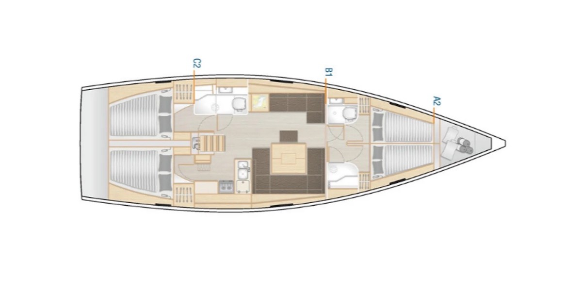 Hanse 458, Chianti | Yacht Charter Croatia