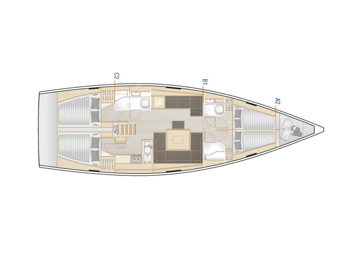 Hanse 458, Meryl | Yacht Charter Croatia