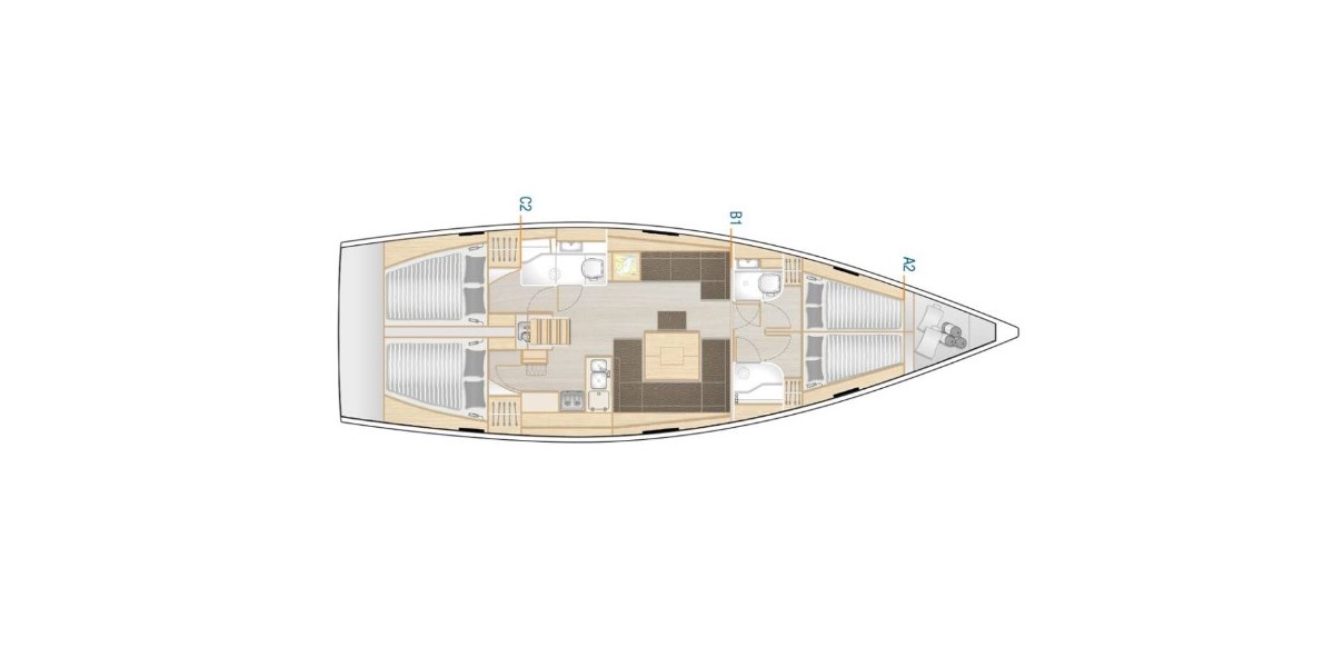 Hanse 458, Vivi | Noleggio di Yacht Croazia