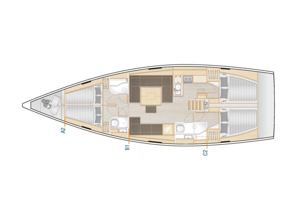 Hanse 458, Endless Seas | Yacht Charter Croatia